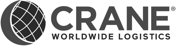 monochromatic crane worldwide logistics logo